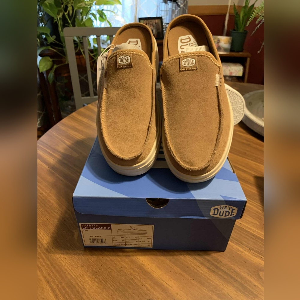 Hey Dude Women's Austin Tan Slip-On Loafers